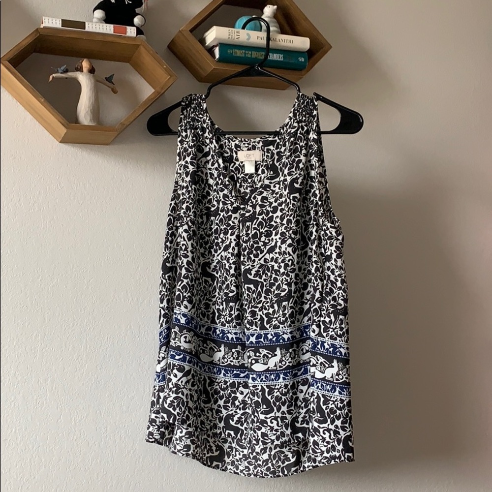 Loft Forest Creatures Blouse